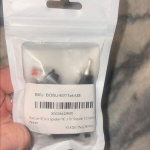 Borsuer RCA to Speaker Wire Connectors